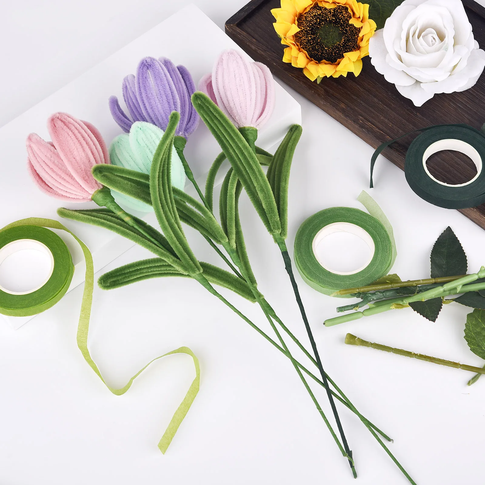 30야드, 12mm 꽃 줄기 테이프, 코사지용, 꽃다발 - Florist Flower Supply 리뷰 및 가격