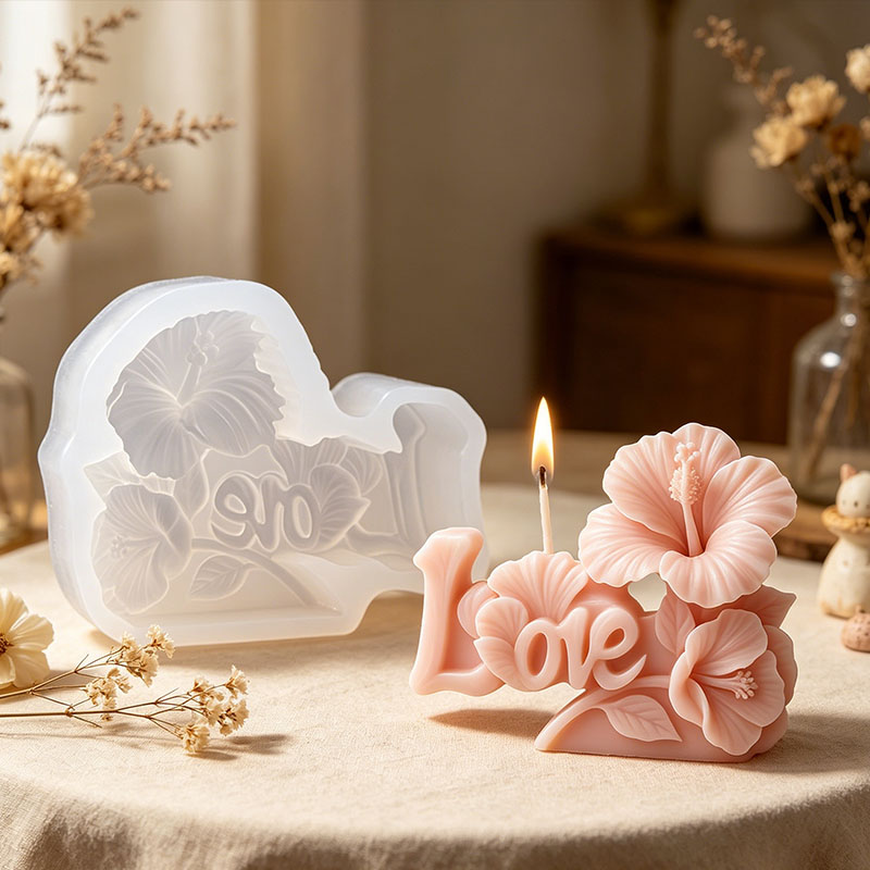 3D 꽃 양초 실리콘 몰드 (웨딩, 발렌타인데이, 히비 - Florist Supply Vases 리뷰 및 가격